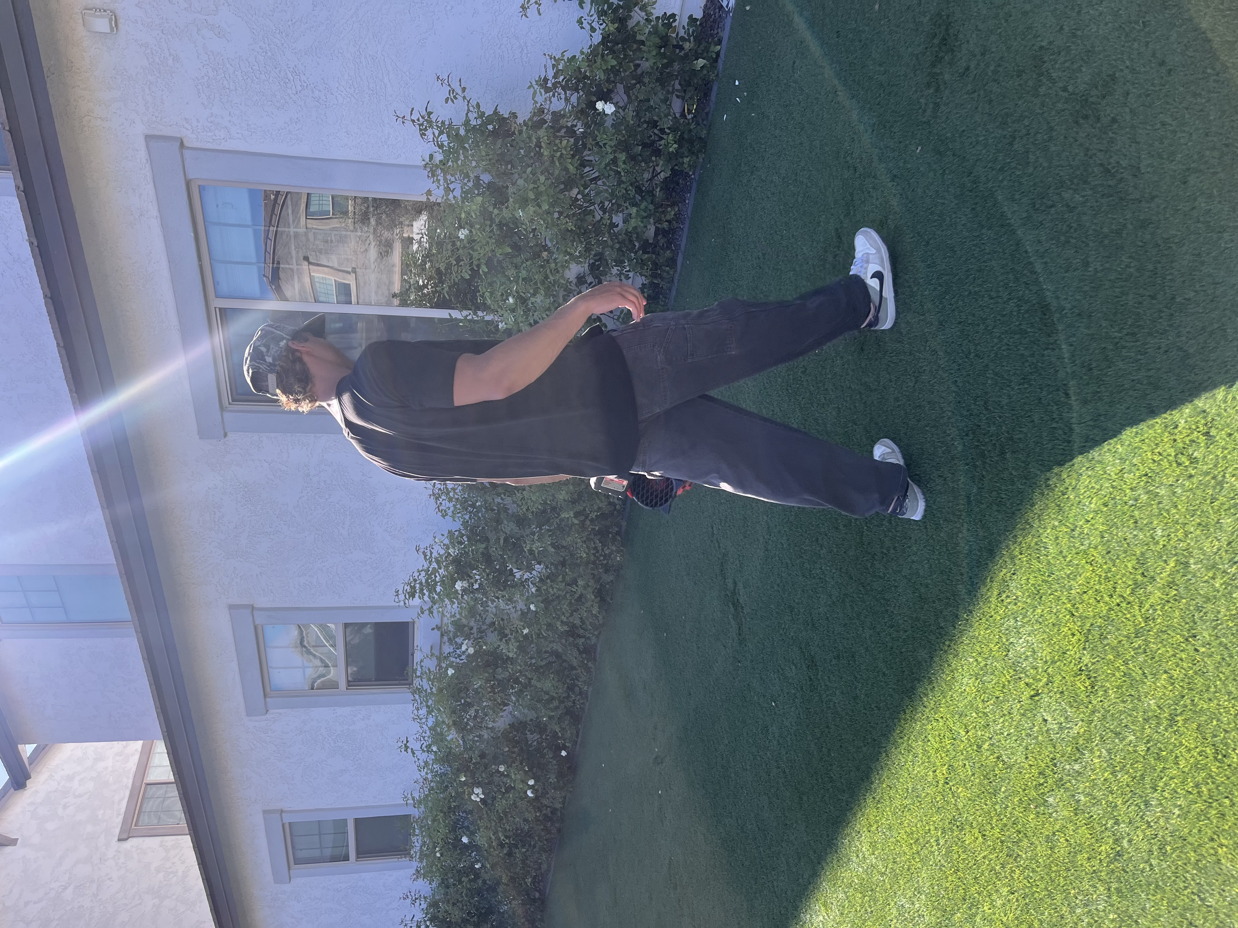 Freshly cleaned artificial turf showing excellent results